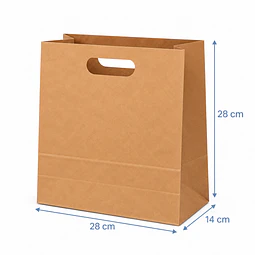 Bolsa Riñón Papel Kraft - Paquete 500 Unidades