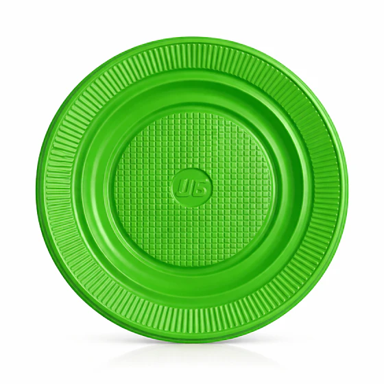 Plato PS 18 cm Verde - Caja 1.000 Unidades