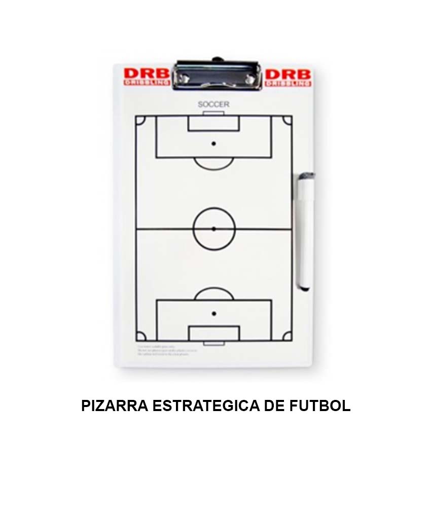 Pizarra Táctica Fútbol Drb Acrílico Entrenamiento Con Fibra