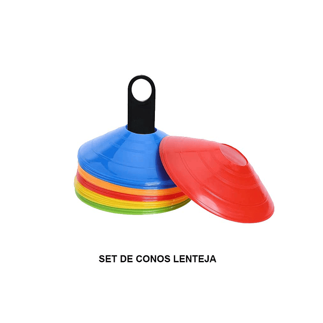 SET DE CONOS LENTEJA COLORES