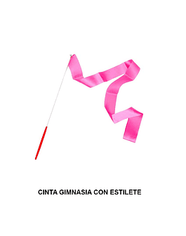 CINTA DE GIMNASIA CON ESTILETE