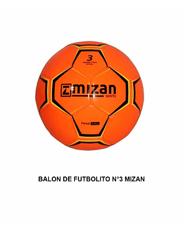 Balon de baby futbol n°3 Mizan