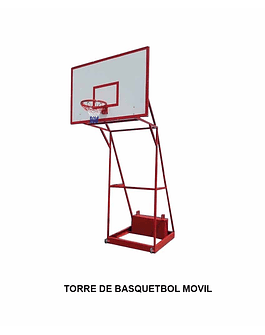 Torre de basquetbol móvil - Fabricación a pedido