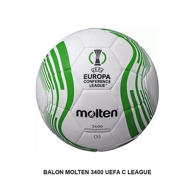 Balon de Fútbol Molten 3400 UEFA Conference League