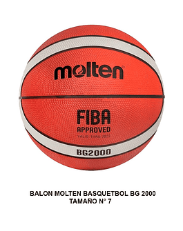 Balon de Basquetbol Molten BG2000 N°7