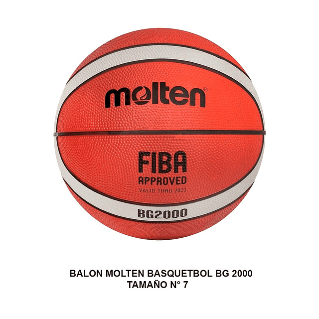 Balon de Basquetbol Molten BG2000 N°7