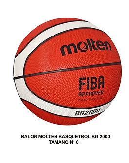 Balon de Basquetbol Molten N°6