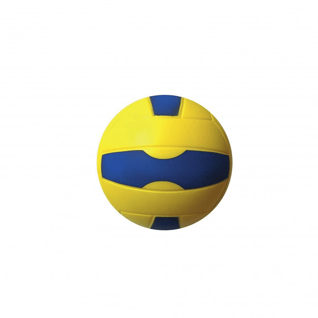 Balon Esponja Pu Volley 7" Amarillo/Azul