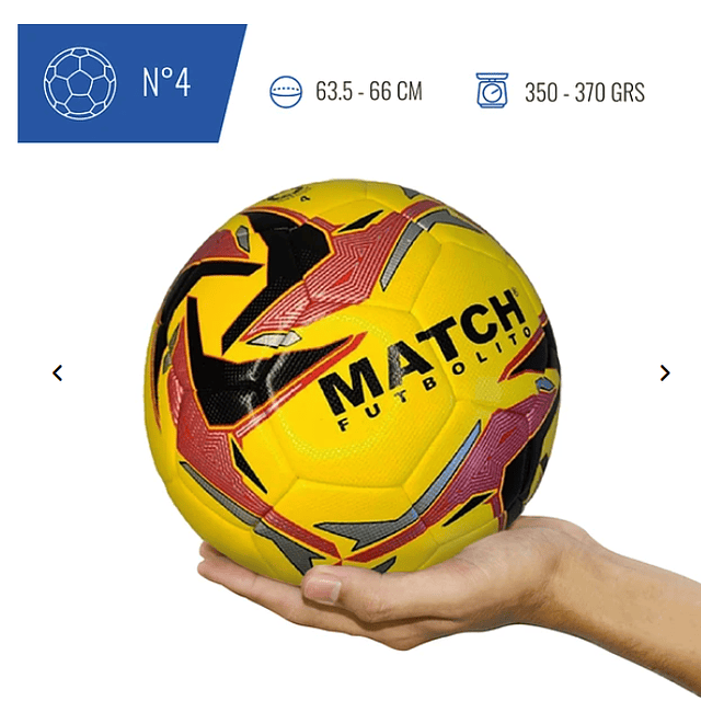  Balón futbolito n°4 MATCH FUTBOLITO