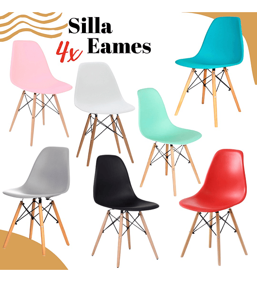 PACK Silla Eames 