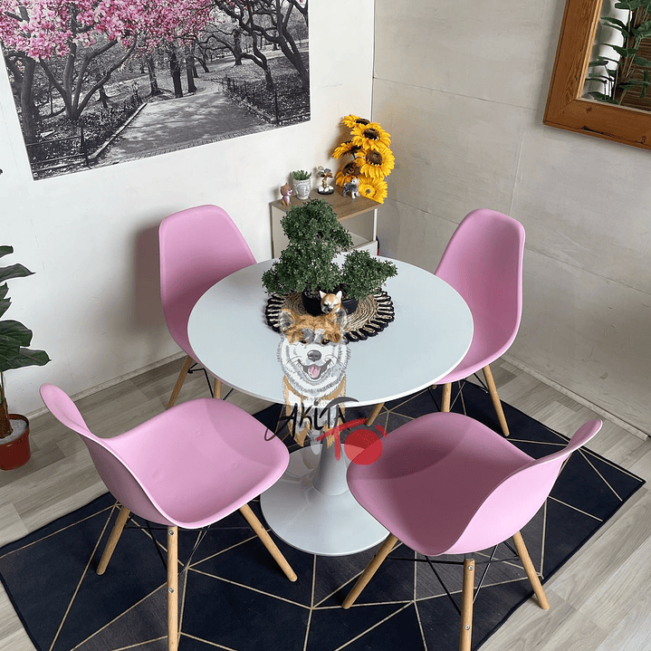 Comedor Bahamas (Mesa tulip + Sillas eames) 8