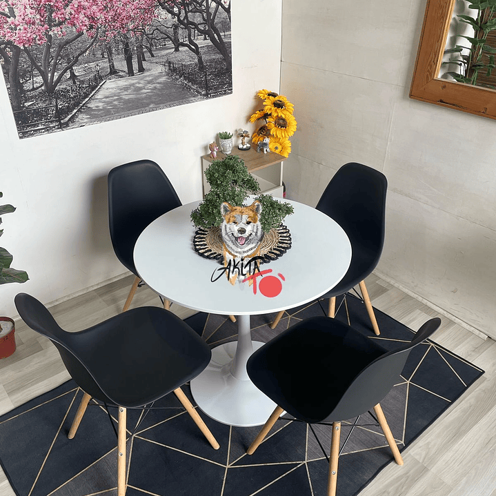 Comedor Bahamas (Mesa tulip + Sillas eames) 5