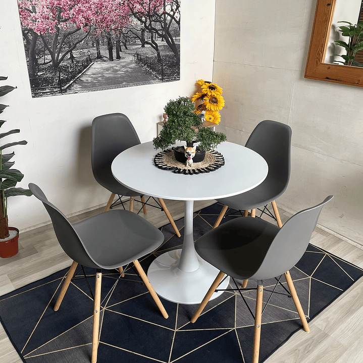 Comedor Bahamas (Mesa tulip + Sillas eames) 4