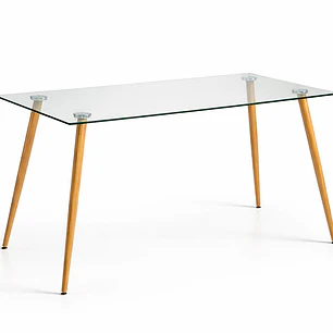 Mesa Rectangular De Vidrio 120x80cm