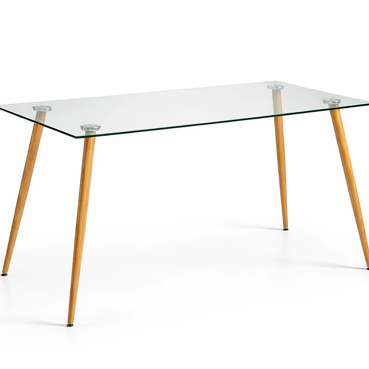 Mesa Rectangular De Vidrio 120x80cm 1