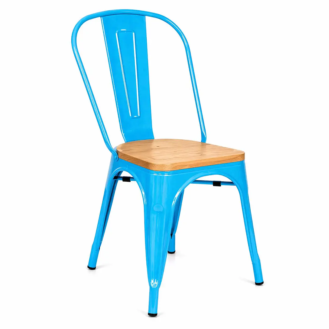Silla Tolix Madera  3