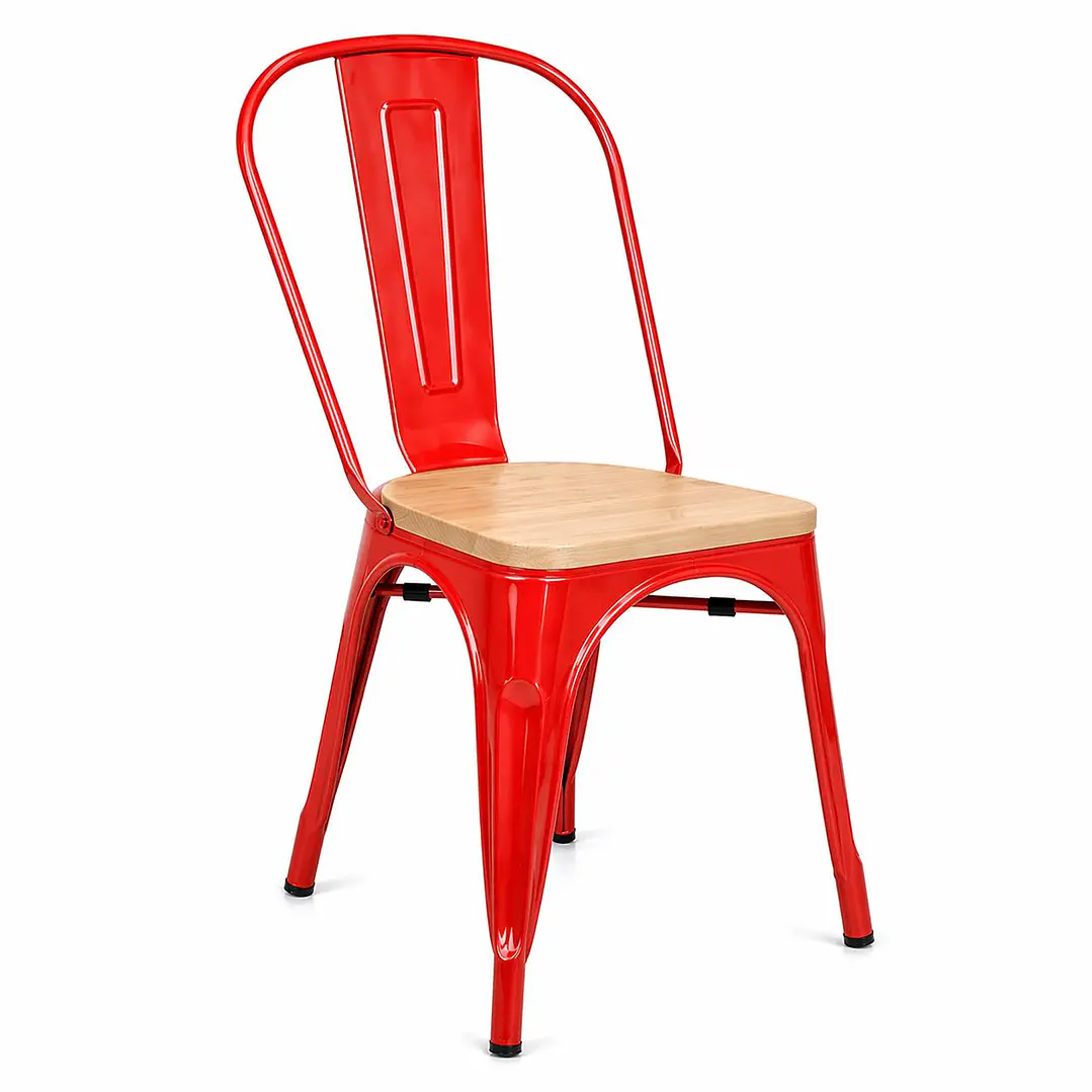 Silla Tolix Madera  5