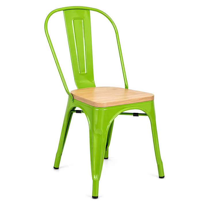 Silla Tolix Madera  7