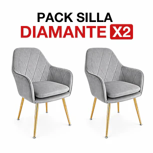 PACK Sillas Diamantes X2