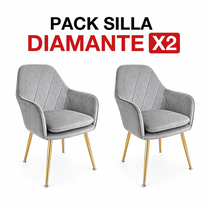 PACK Sillas Diamantes X2 1