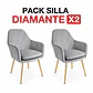PACK Sillas Diamantes X2 - Miniatura 1