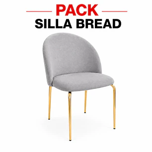 Pack de silla bread dorado