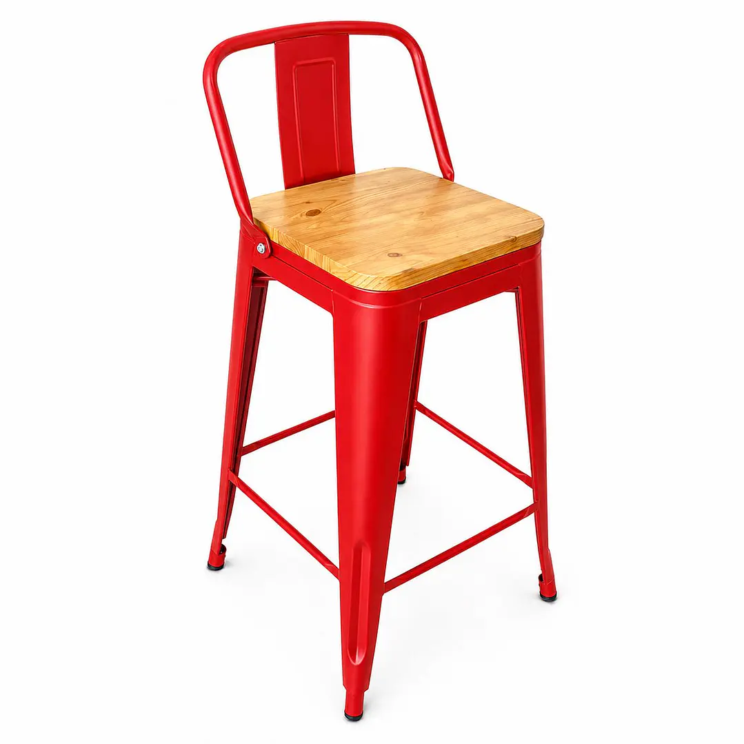 PACK Taburete Tolix Madera  9