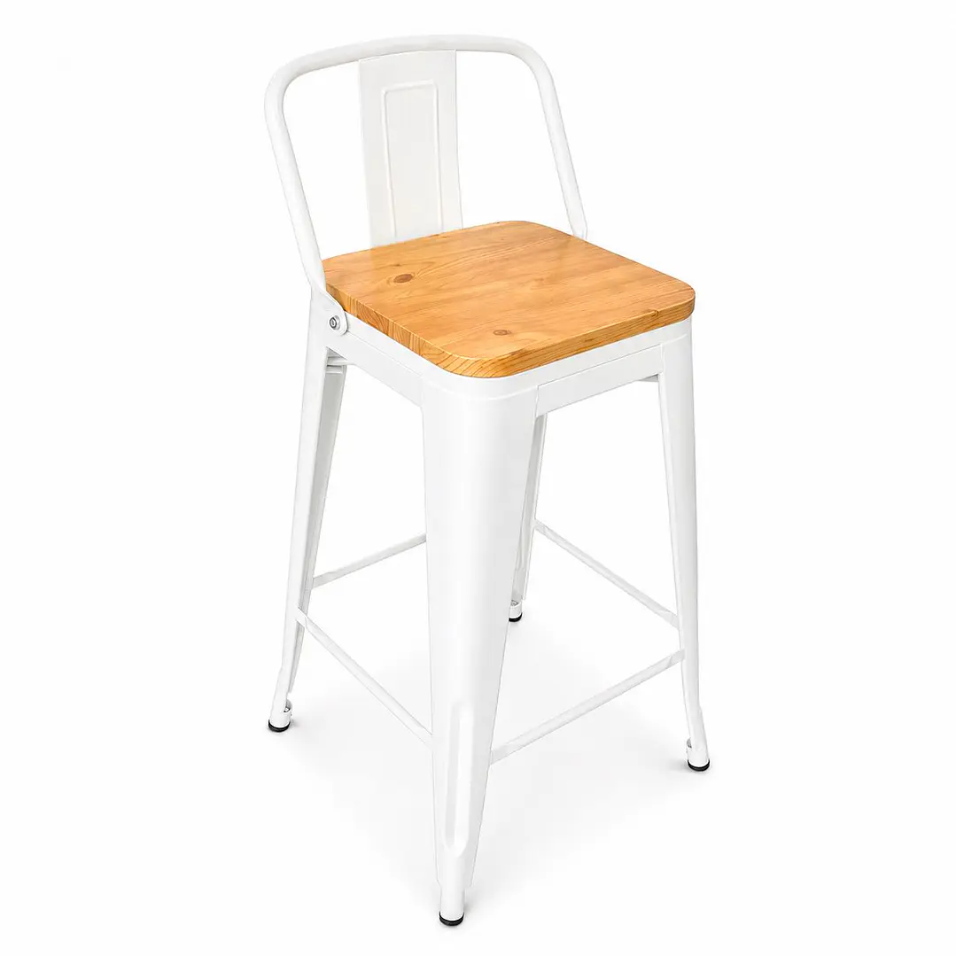 Taburete Tolix Madera 2