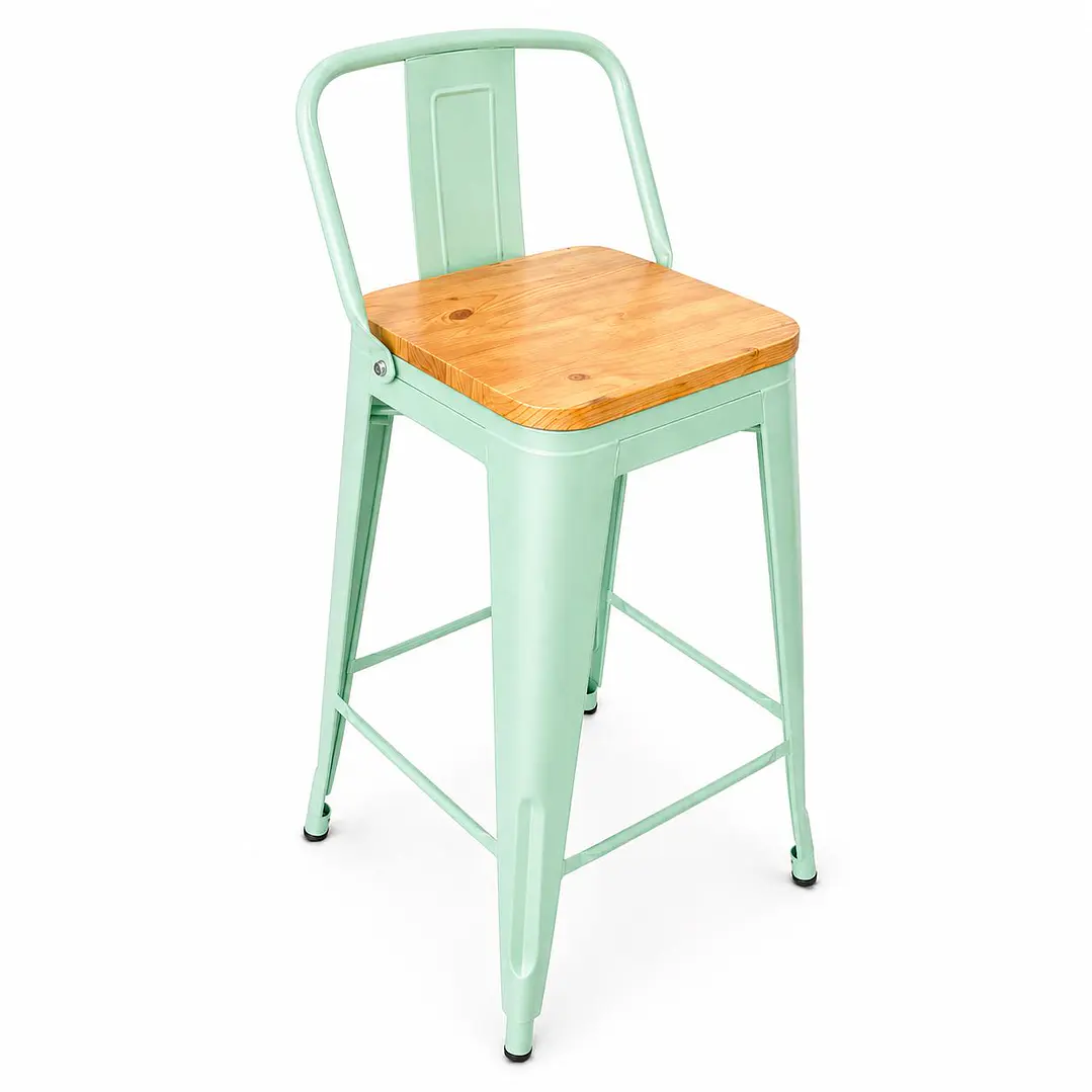 Taburete Tolix Madera 3