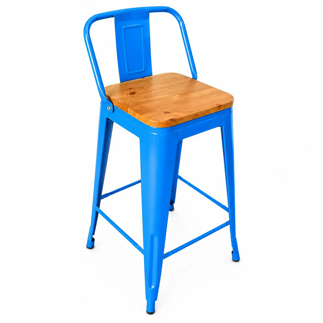 Taburete Tolix Madera 4