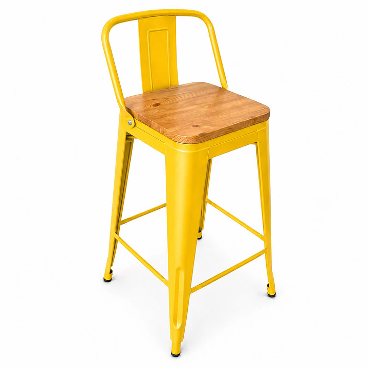 Taburete Tolix Madera 5