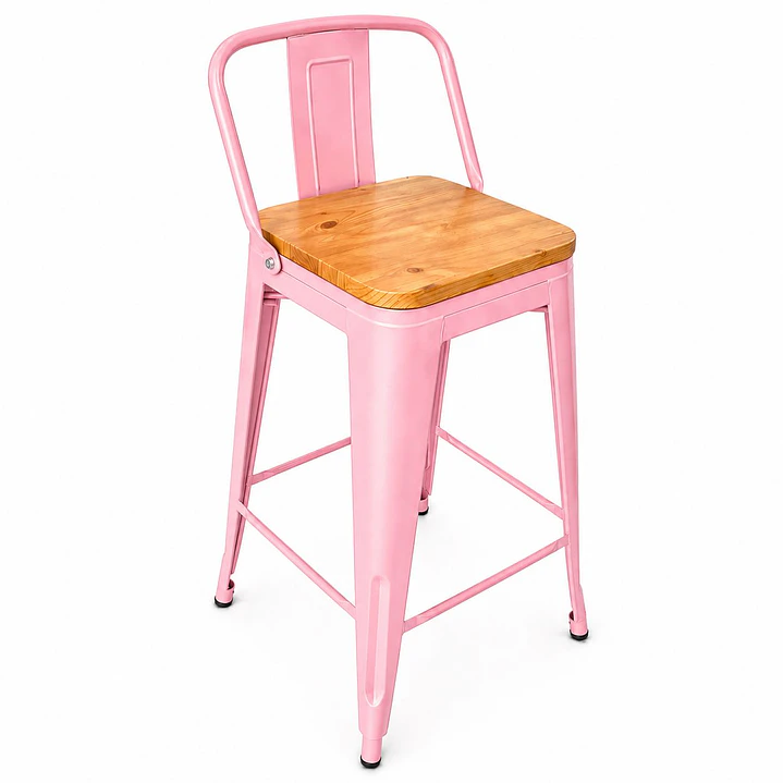 Taburete Tolix Madera 7