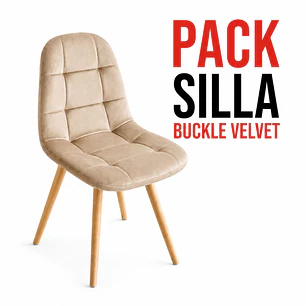 PACK Silla Buckle Velvet