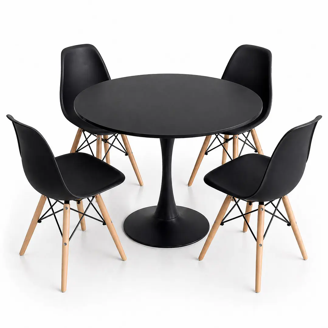 Comedor Tulip + Eames Clasicas  1