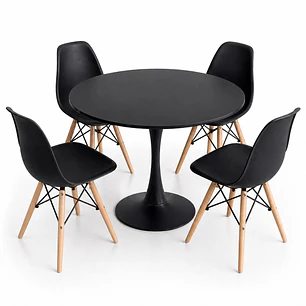 Comedor Tulip + Eames Clasicas 