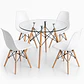 Comedor Argentina (Mesa Redonda Vidrio + Silla Eames) - Miniatura 2
