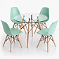 Comedor Argentina (Mesa Redonda Vidrio + Silla Eames) - Miniatura 6