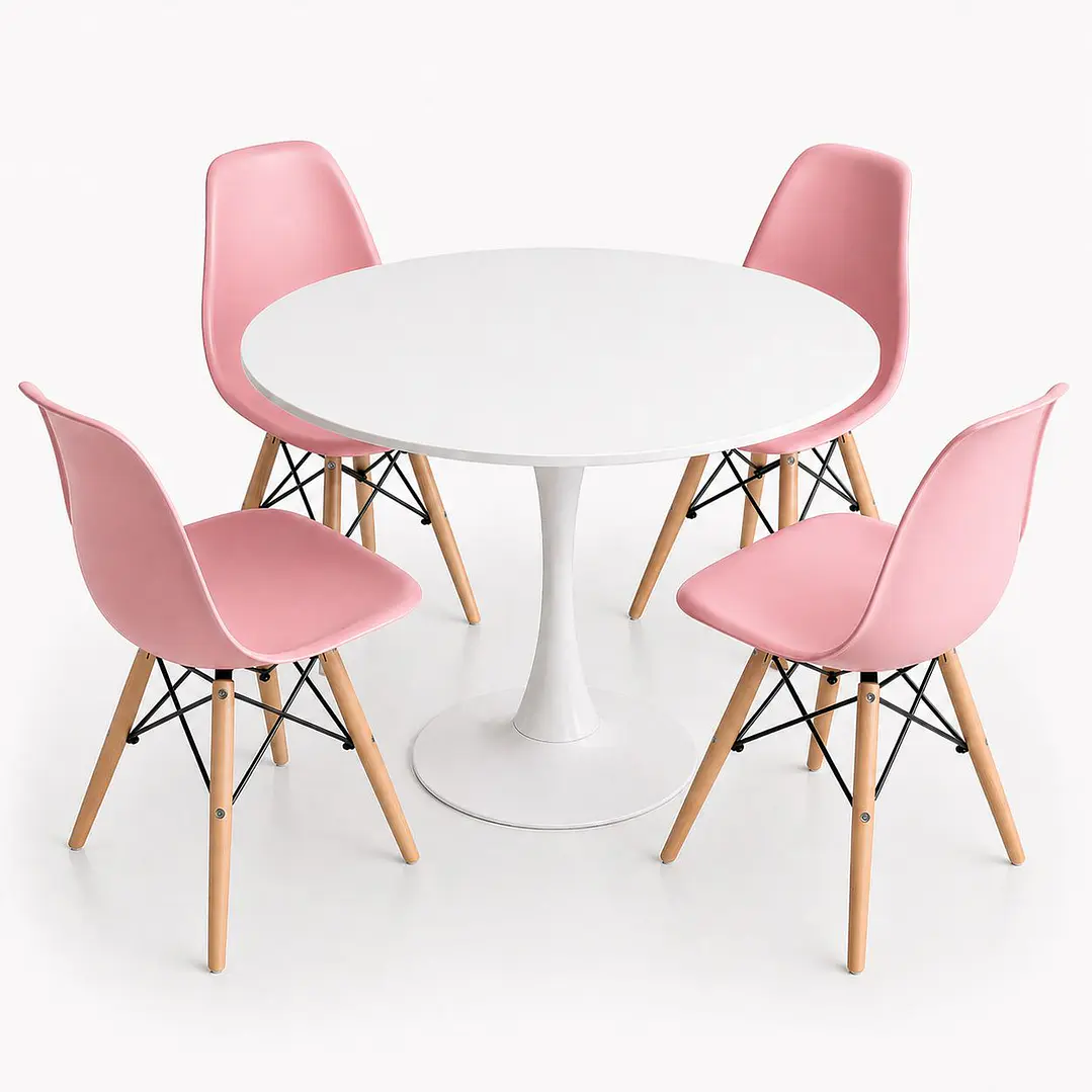 Comedor Bahamas (Mesa tulip + Sillas eames) 3
