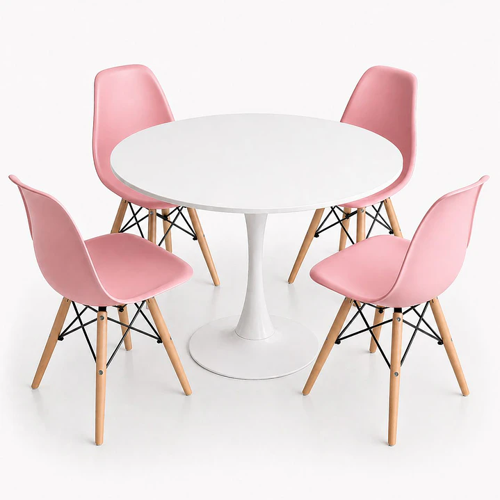 Comedor Bahamas (Mesa tulip + Sillas eames) 3