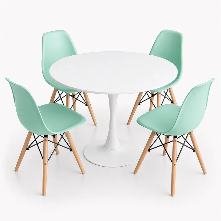 Comedor Bahamas (Mesa tulip + Sillas eames) 4