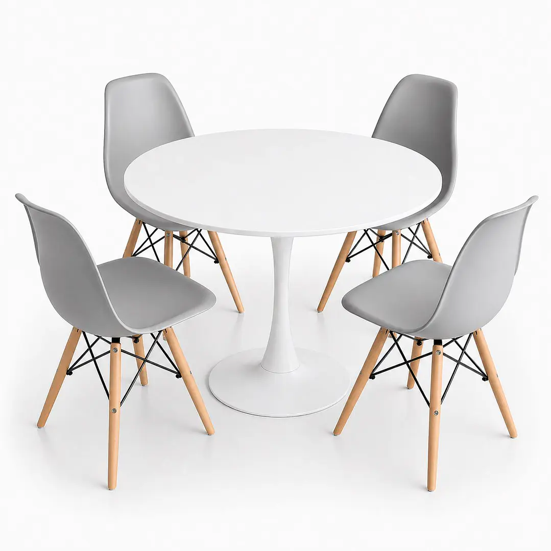 Comedor Bahamas (Mesa tulip + Sillas eames) 5