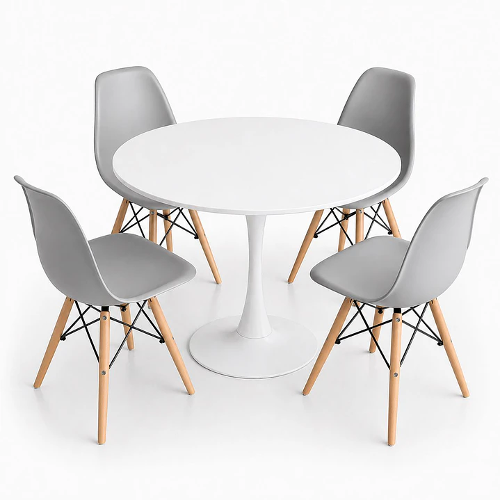 Comedor Bahamas (Mesa tulip + Sillas eames) 5