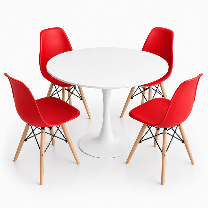 Comedor Bahamas (Mesa tulip + Sillas eames) 6