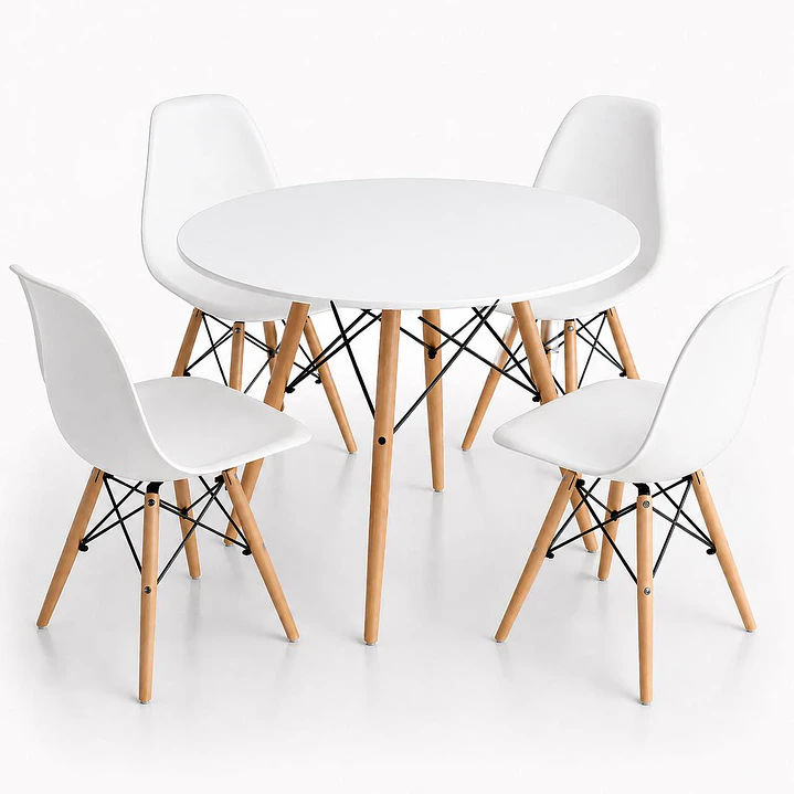 Comedor Eames Classic (Sillas Eames+ Mesa Eames Melamina) 2