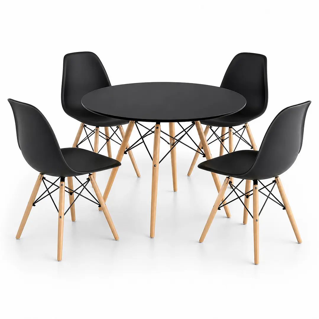 Comedor Eames Classic (Sillas Eames+ Mesa Eames Melamina) 1