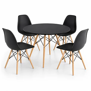 Comedor Eames Classic (Sillas Eames+ Mesa Eames Melamina)