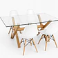 Comedor Francia (Mesa Vidrio 140x90 + Silla Eames)  - Miniatura 2