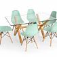 Comedor Francia (Mesa Vidrio 140x90 + Silla Eames)  - Miniatura 7