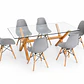 Comedor Francia (Mesa Vidrio 140x90 + Silla Eames)  - Miniatura 9
