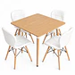 Comedor Albania (Mesa 80x80 Wood + Silla Radar) - Miniatura 1